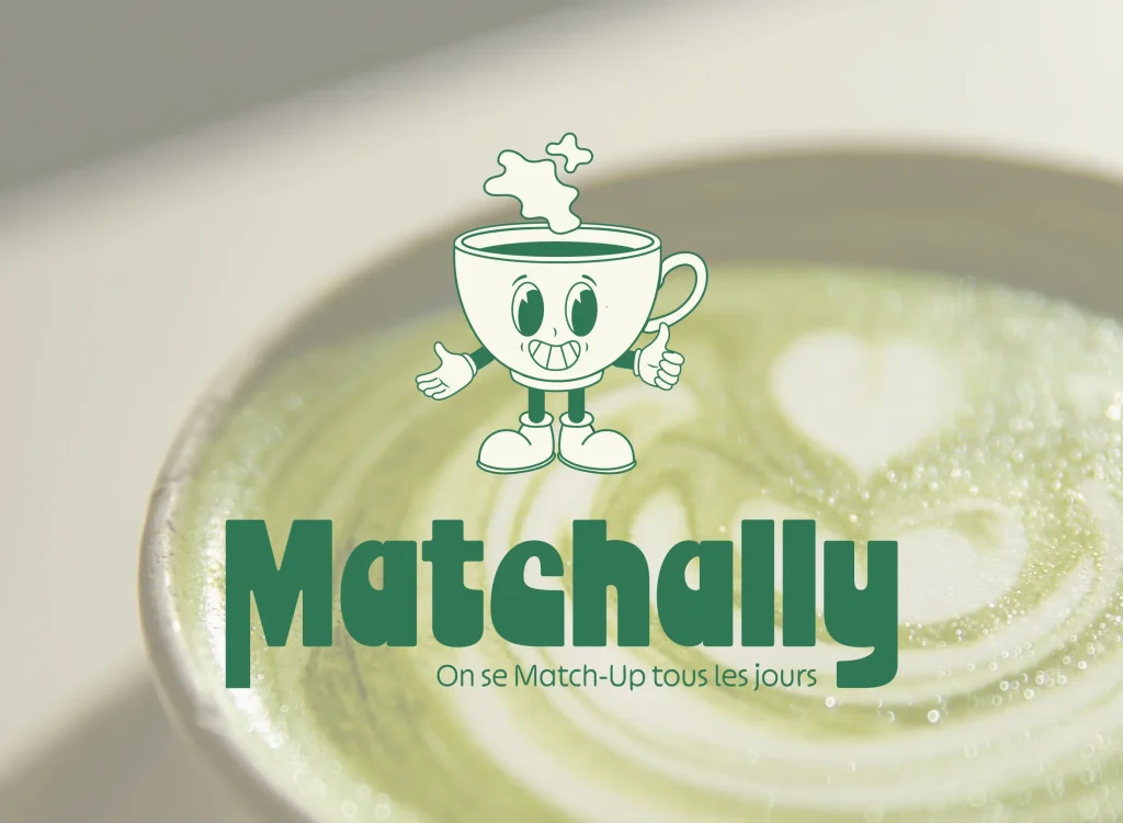 logo identite visuelle branding supports communication marque matcha naturel japon